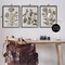 Stupell Industries Vintage Country Botanicals 3pc Framed Giclee Wall Art Set Design by Lil' Rue